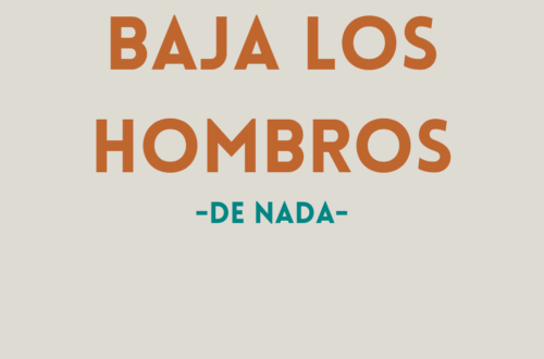 baja los hombros y relajate.