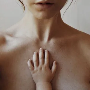fotografia de madre con su bebé.